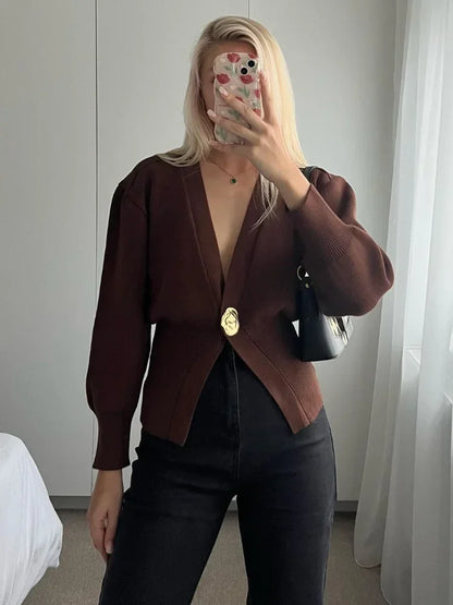 Button Knitted Cardigan