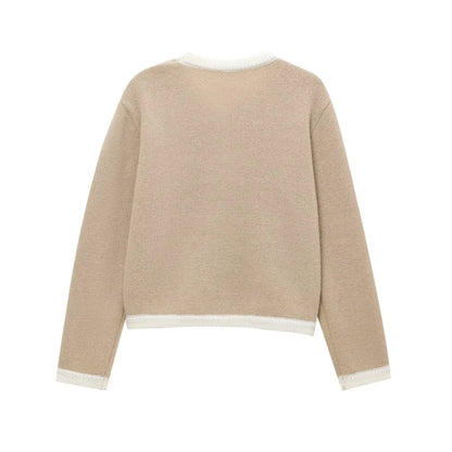 Contrast Color Short Jacket