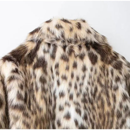 Leopard Faux Fur Coat