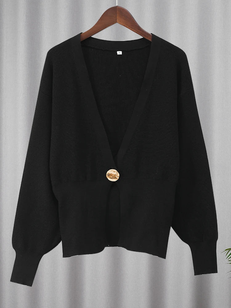 Button Knitted Cardigan