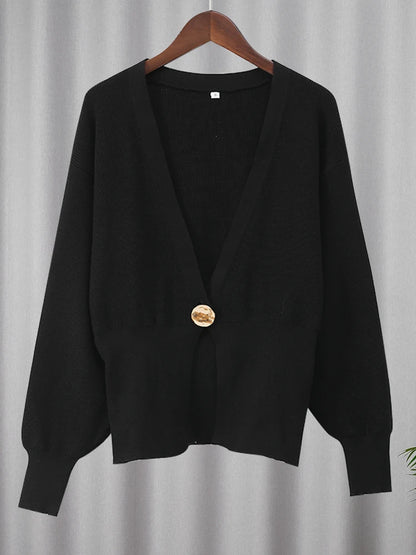 Button Knitted Cardigan