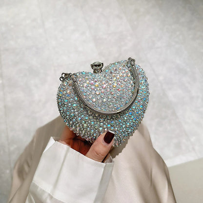 Diamond Heart Clutch