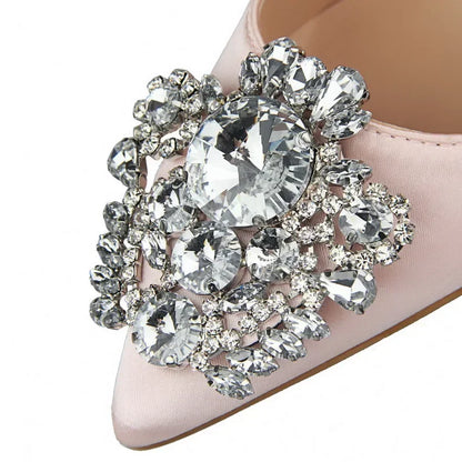 Crystal Elegance Stiletto Pumps