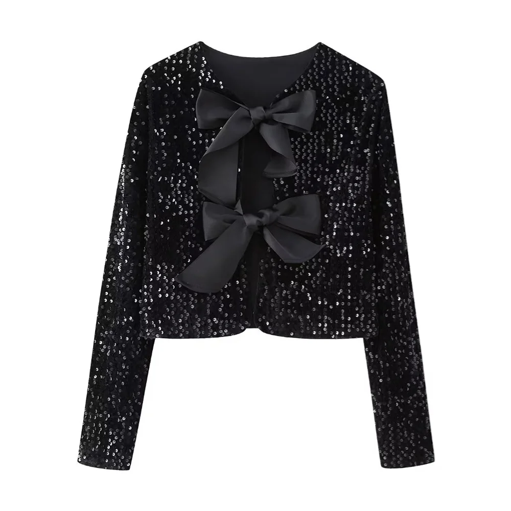 Lumi Sequin Bow Top