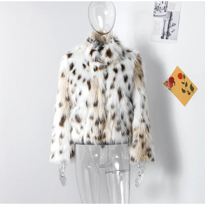 Leopard Faux Fur Coat