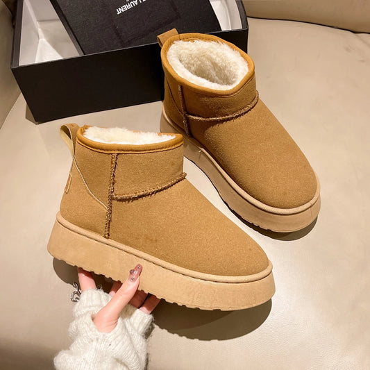 Plush Winter Chelsea Boots