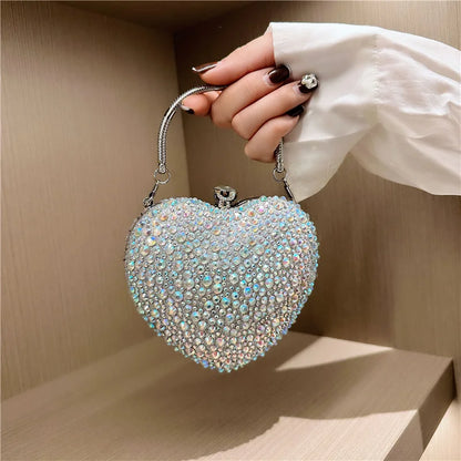 Diamond Heart Clutch