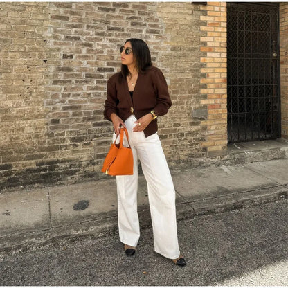 Button Knitted Cardigan