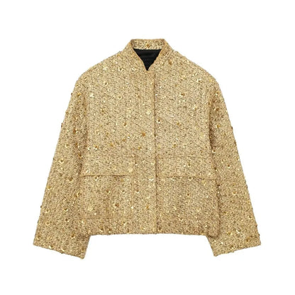 Gold Sequin Jacket