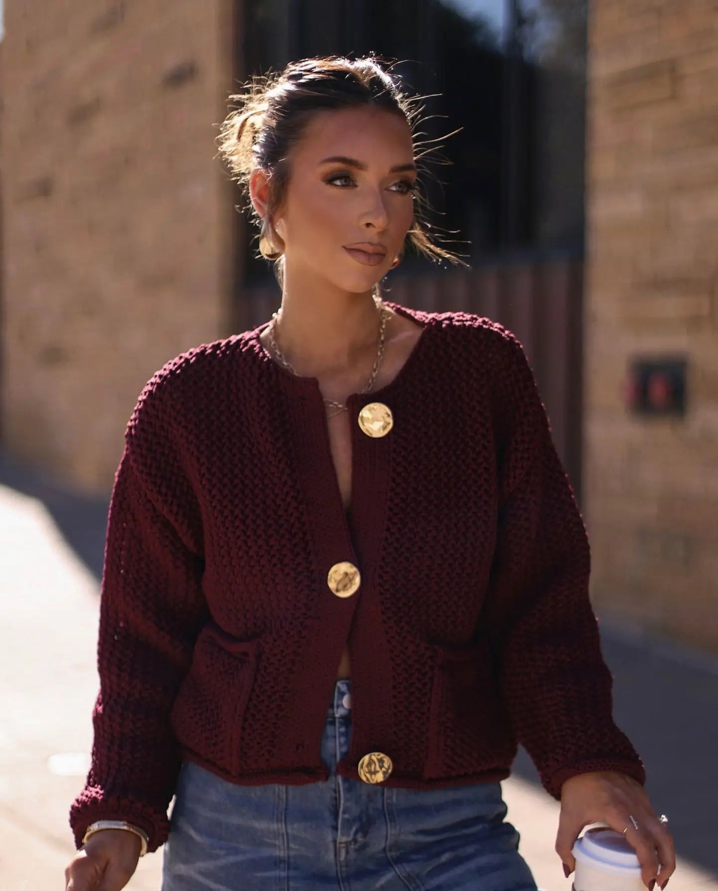 Burgundy Bliss Cardigan