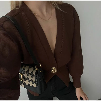 Button Knitted Cardigan