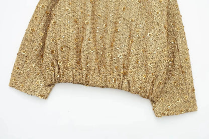 Gold Sequin Jacket