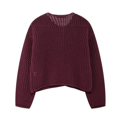 Burgundy Bliss Cardigan